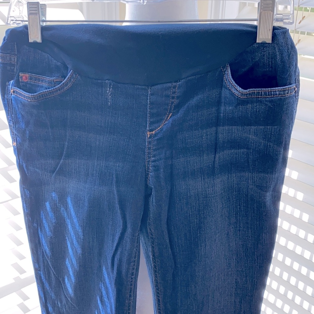 Joe’s flare mid rise maternity jeans